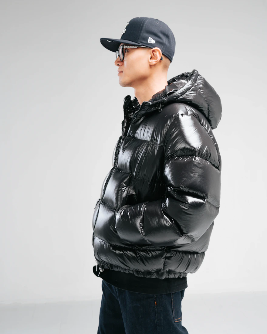 Campera Puffer Negra
